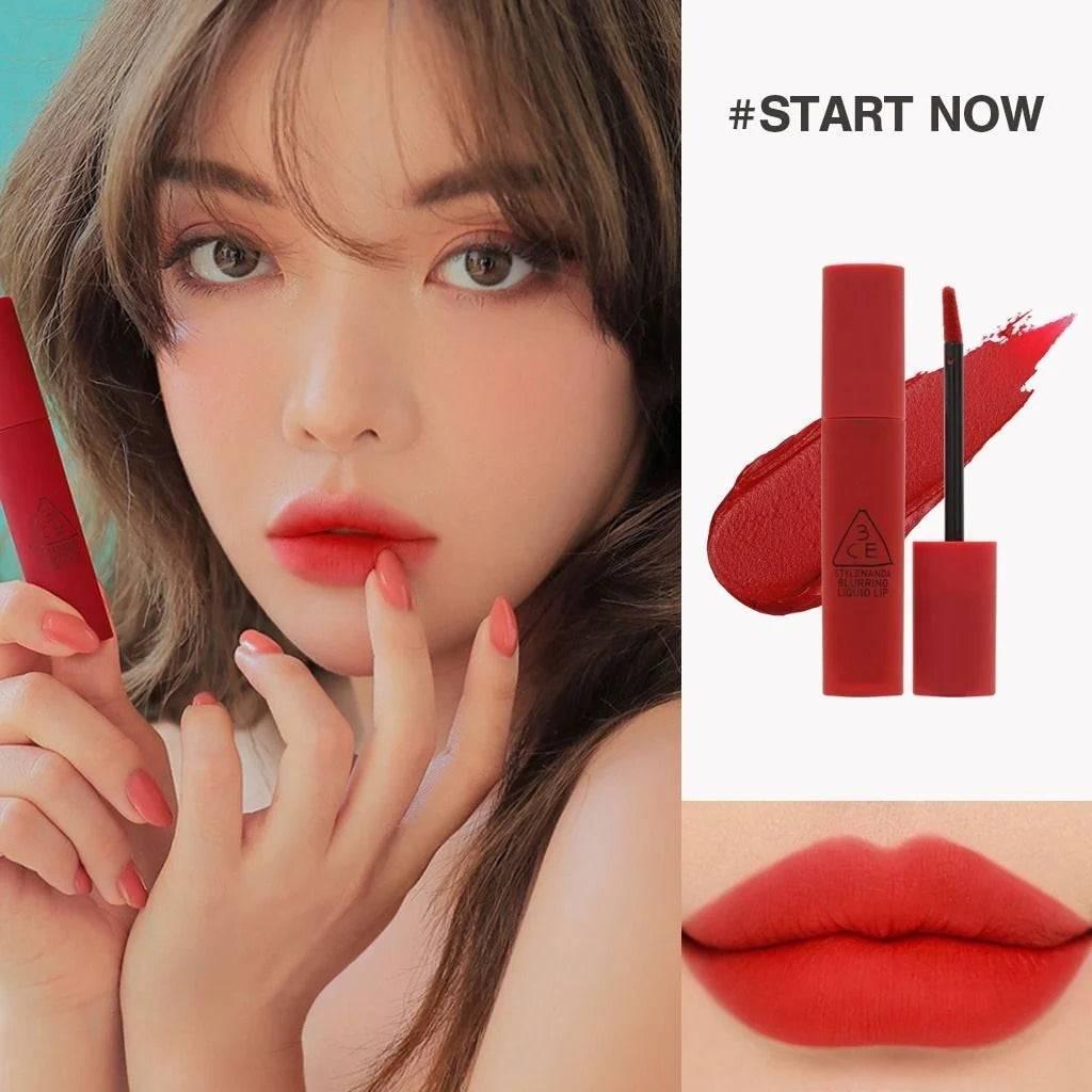 3CE Blurring Liquid Lip 5.5g (10 Colors)