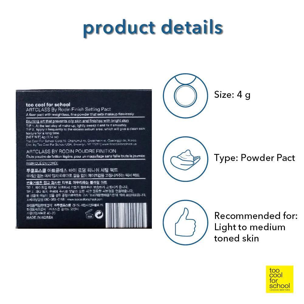 [TOO COOL FOR SCHOOL] Artclass By Rodin Finish Setting Pact 4g