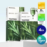 MEDIHEAL Tea Tree Essential Mask 24ml X 10p [US, Japan, Germany, India, UK, Uae, France, Italy, Brazil, Canada, Russia, South Africa, Australia, Kuwait, Mexico, Indonesia, Netherlands, Saudi Arabia, UKRAIN, Finland, POLAND, Singapore, Malaysia ]