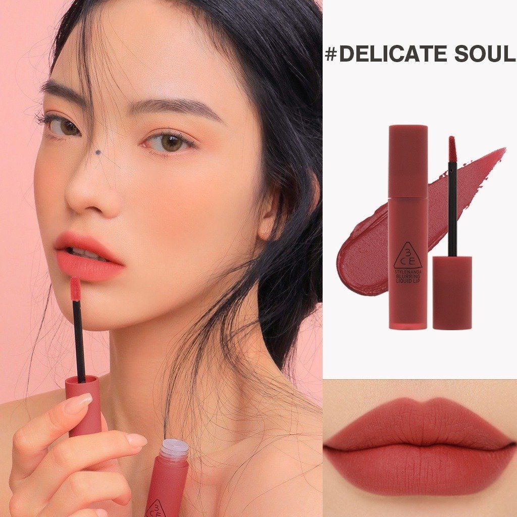 3CE Blurring Liquid Lip 5.5g (10 Colors)