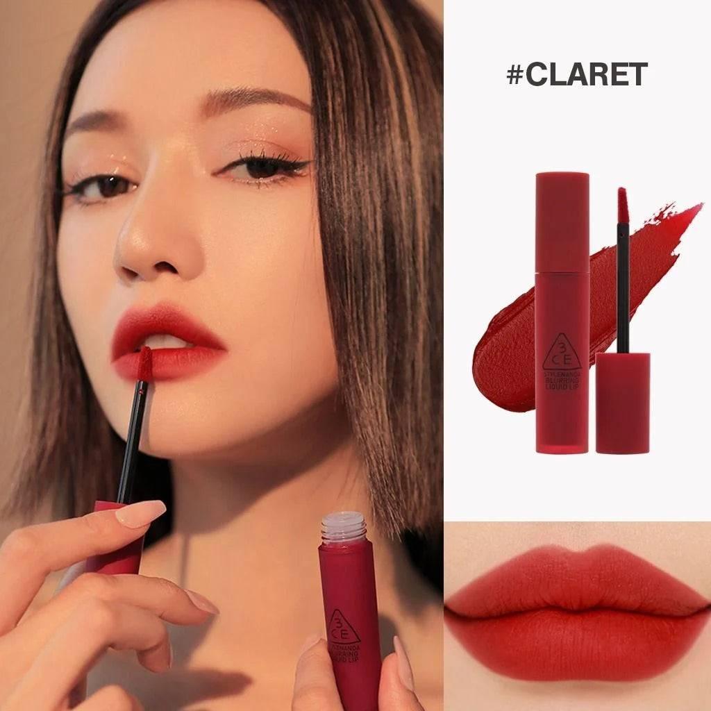 3CE Blurring Liquid Lip 5.5g (10 Colors)