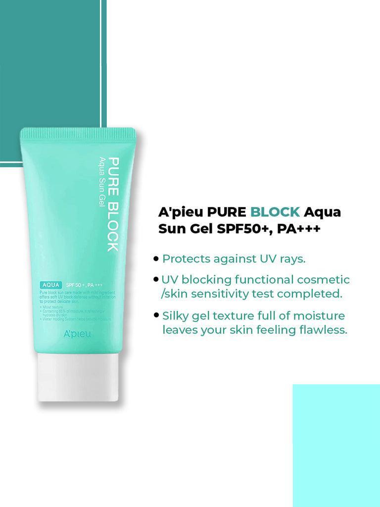 A'pieu Pure Block Aqua Sun Gel SPF50+/PA+++ 50ml