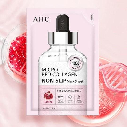 AHC Micro Red Collagen Non-Slip Mask Sheet SET 33ml X 10ea