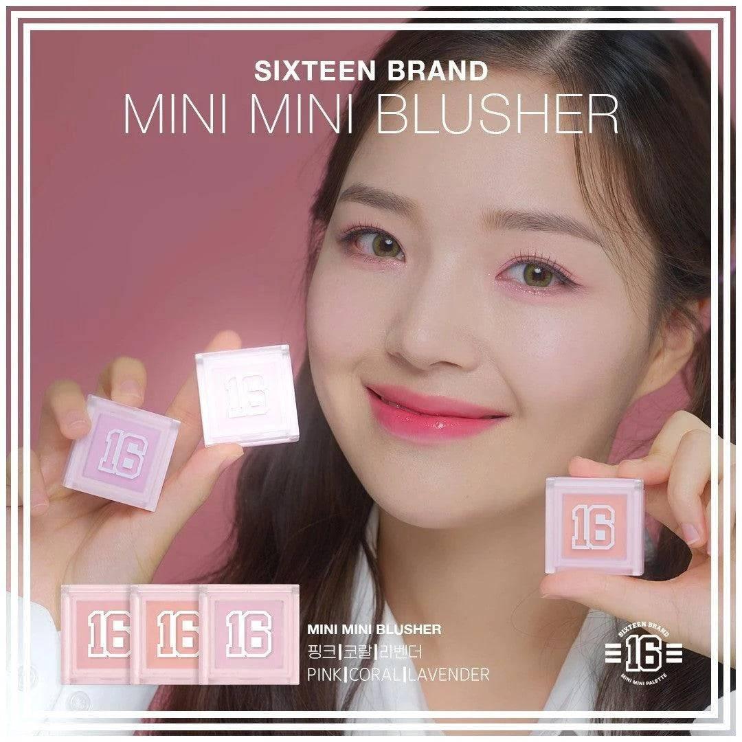 16BRAND MINI MINI BLUSHER (3colors)