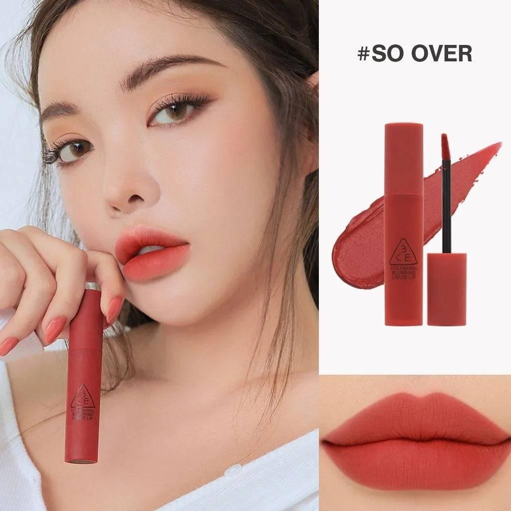 3CE Blurring Liquid Lip 5.5g (10 Colors)