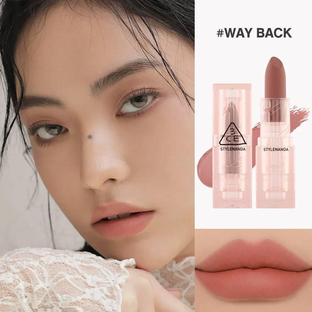 3CE Soft Matte Lipstick 3.5g #WAY BACK