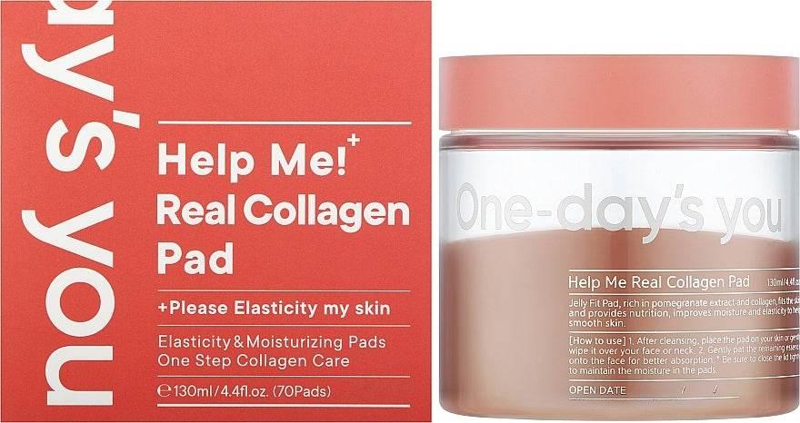 One-day's you Help Me! Real Collagen Pad 130ml(70 pads) - KimYoung K-beauty Shop