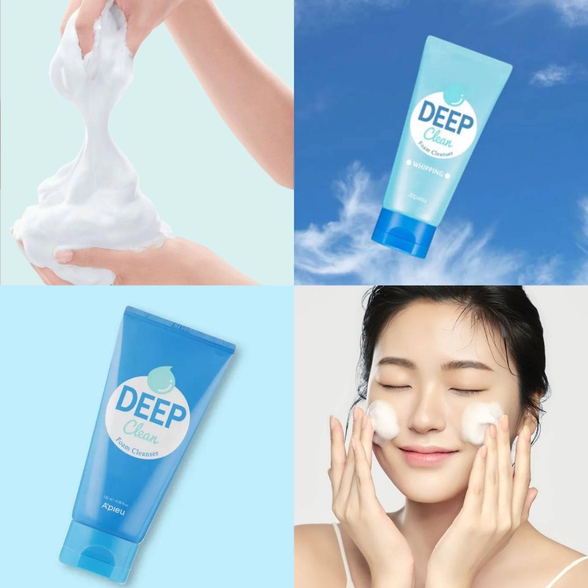 A'pieu Deep Clean Foam Cleanser - Pore 130ml