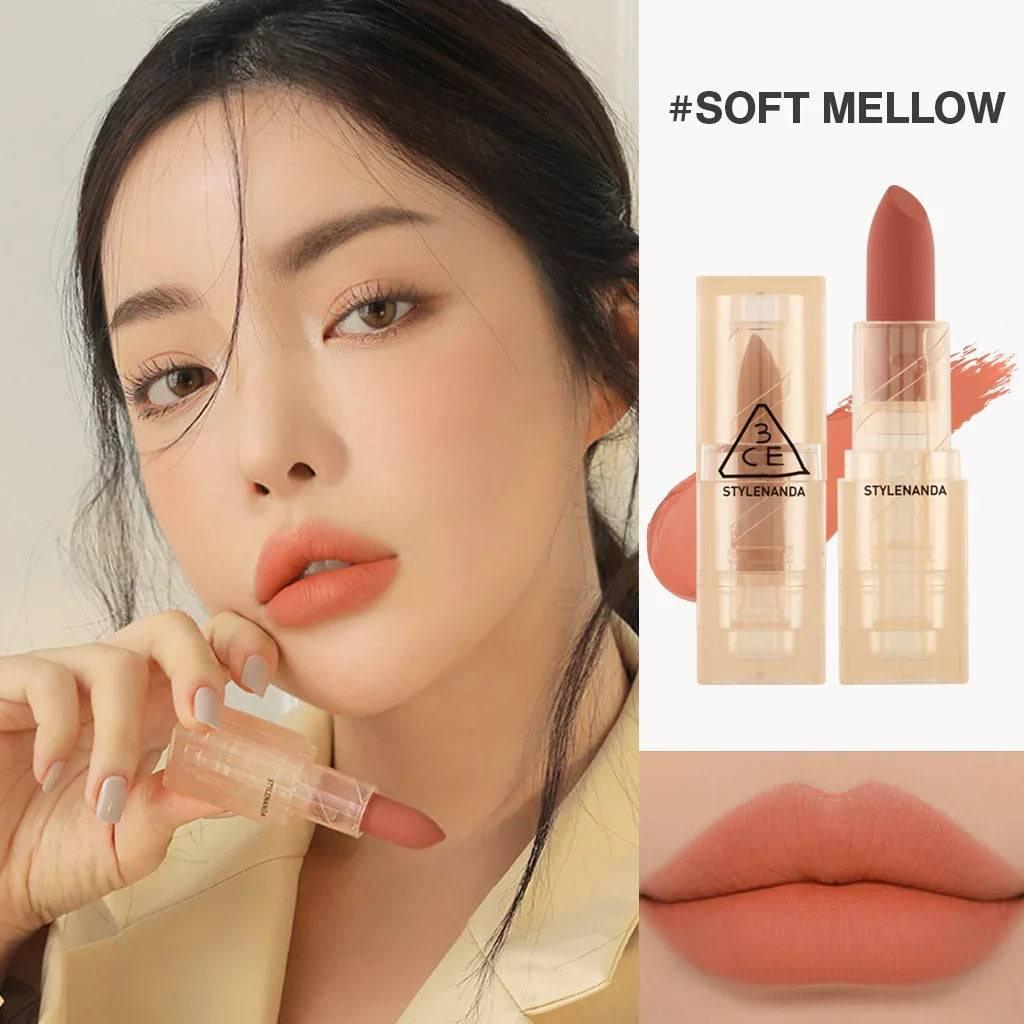 3CE Soft Matte Lipstick 3.5g #SOFT MELLOW