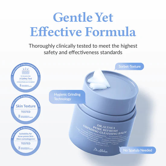 Dr. Althea Pore Refresh Grinding Cleansing Balm 50 mL [US, Japan, Germany, India, UK, Uae, France, Italy, Brazil, Canada, Russia, South Africa, Australia, Kuwait, Mexico, Indonesia, Netherlands, Saudi Arabia, UKRAIN, Finland, POLAND, Singapore, Malaysia ]