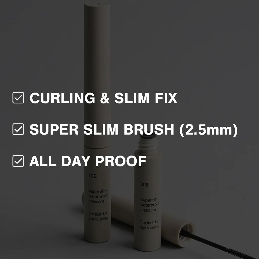 3CE SUPER SLIM WATERPROOF MASCARA 3g