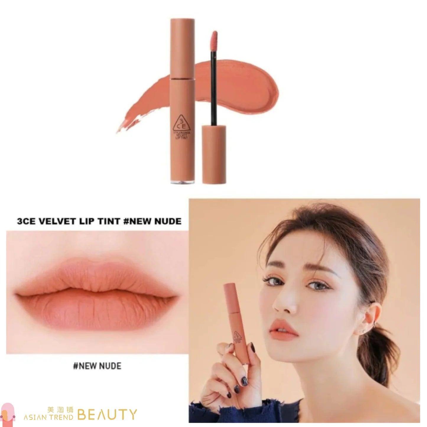 3CE Velvet Lip Tint 4g #NEW NUDE