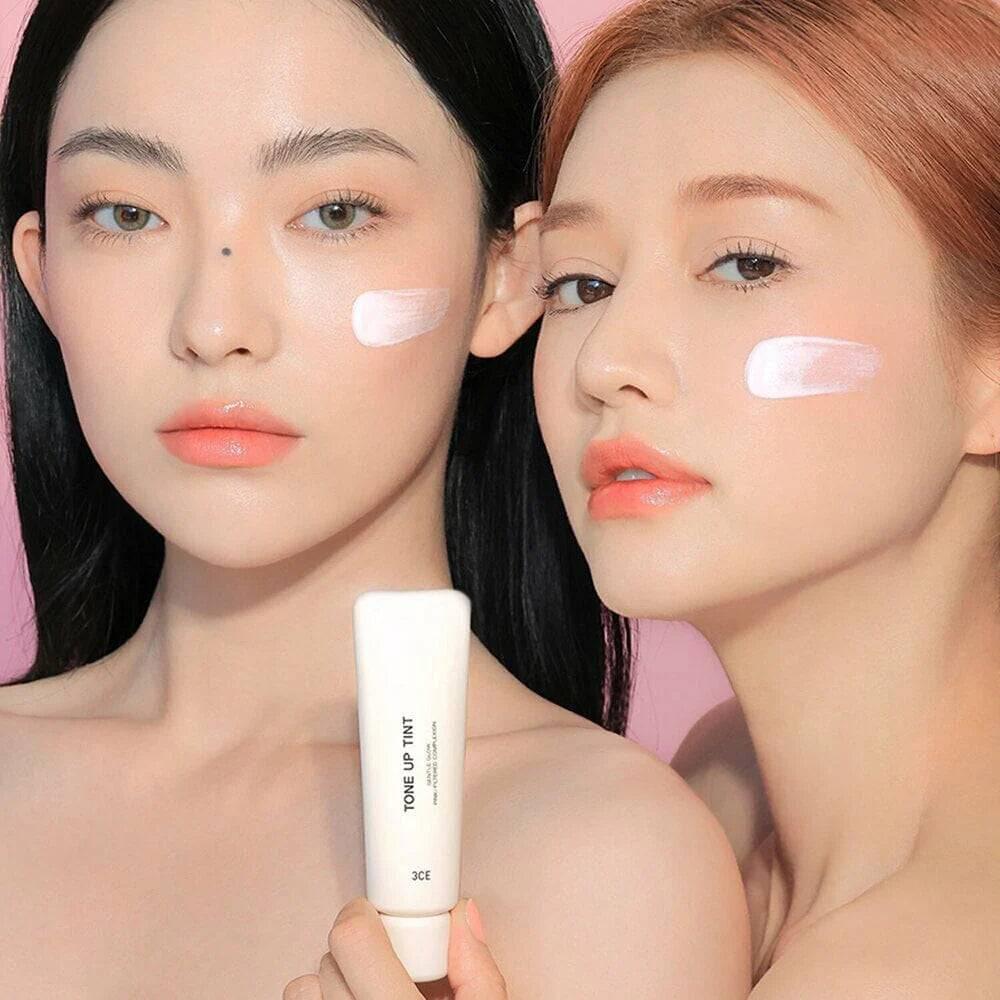 3CE Tone Up Tint, natural tone-up effect tint, hydrating lip tint, versatile lip and cheek tint, Korean makeup tint, long-lasting vibrant tint, no-makeup look lip product, lightweight hydrating tint, daily makeup tint, tone-up blush and lip tint.