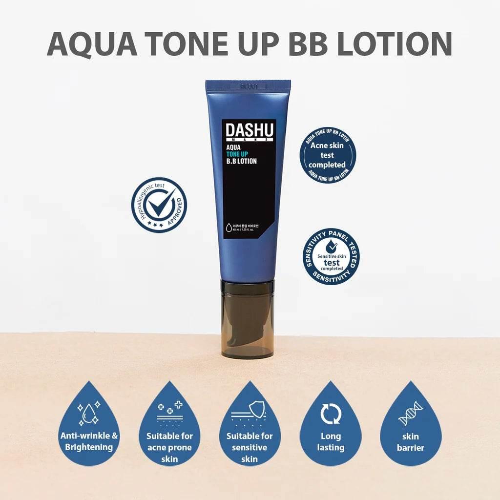 DASHU Men's Aqua Tone Up BB Lotion 40ml - KimYoung K-beauty Shop