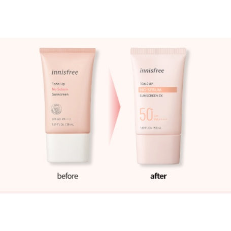 Innisfree Tone Up No Sebum Sunscreen SPF50+ PA++++ 50ml