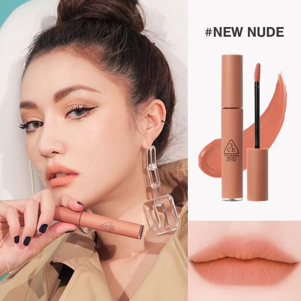 3CE Velvet Lip Tint 4g #NEW NUDE