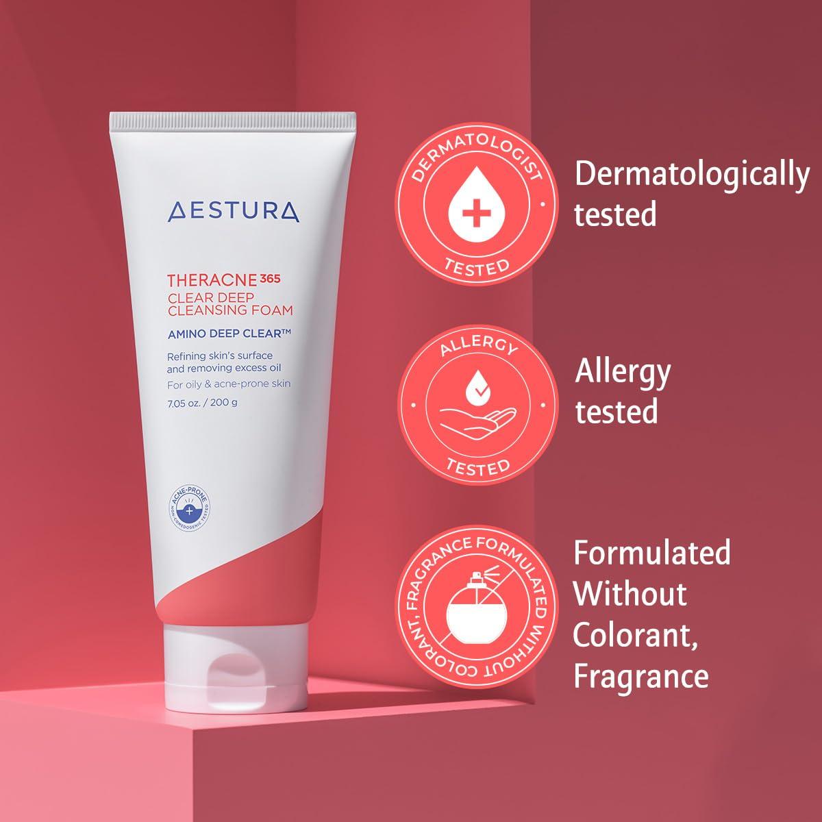 AESTURA - Theracne 365 Clear Deep Cleansing Foam 200g