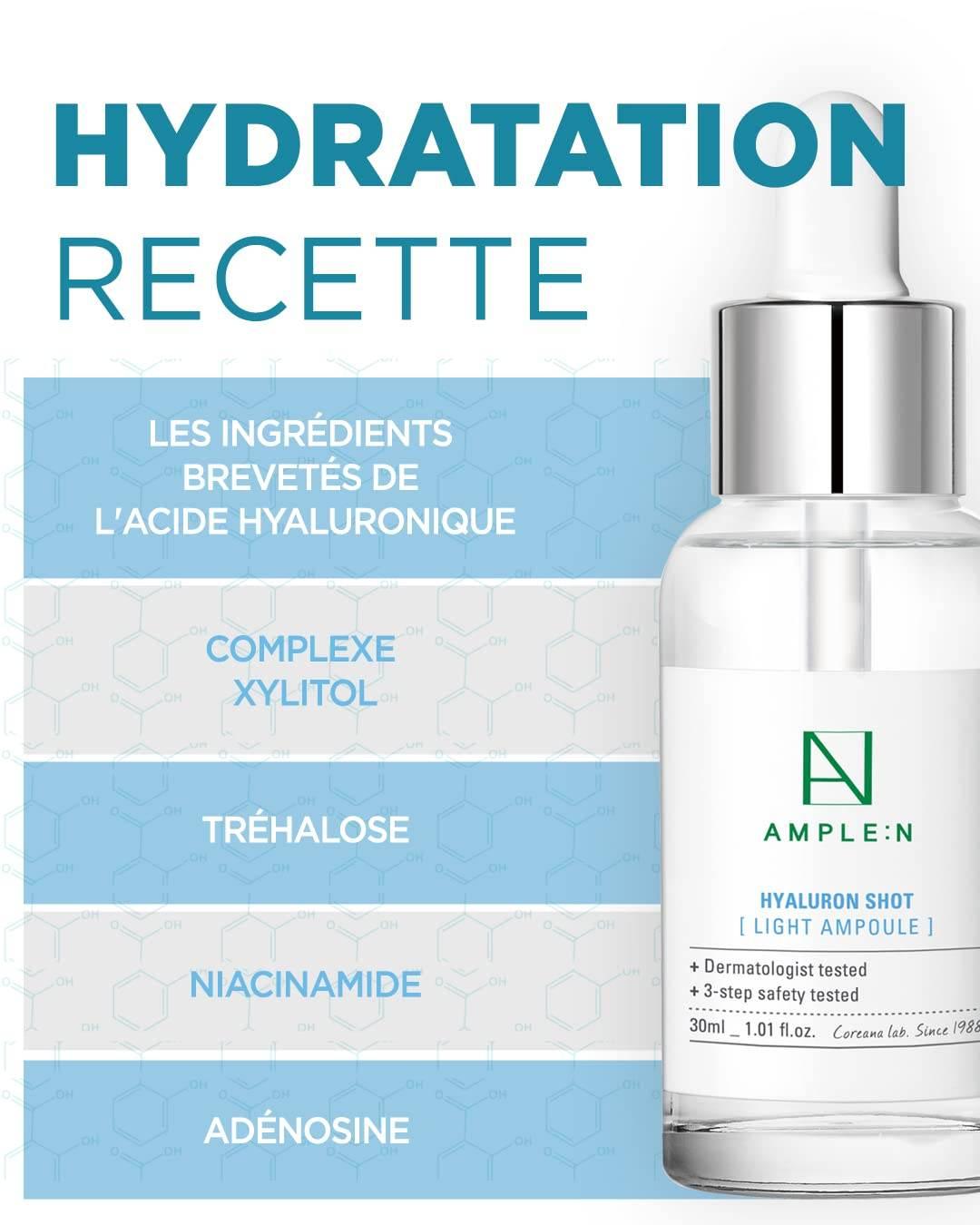 AMPLE:N Hyaluron Shot Light Ampoule 30ml - KimYoung K-beauty Shop