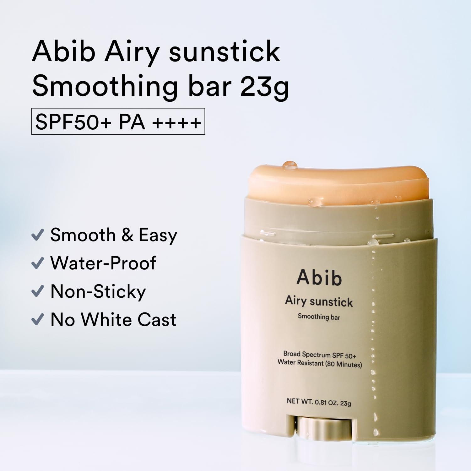 Abib Airy sunstick Smoothing bar SPF50+ PA++++ 23g