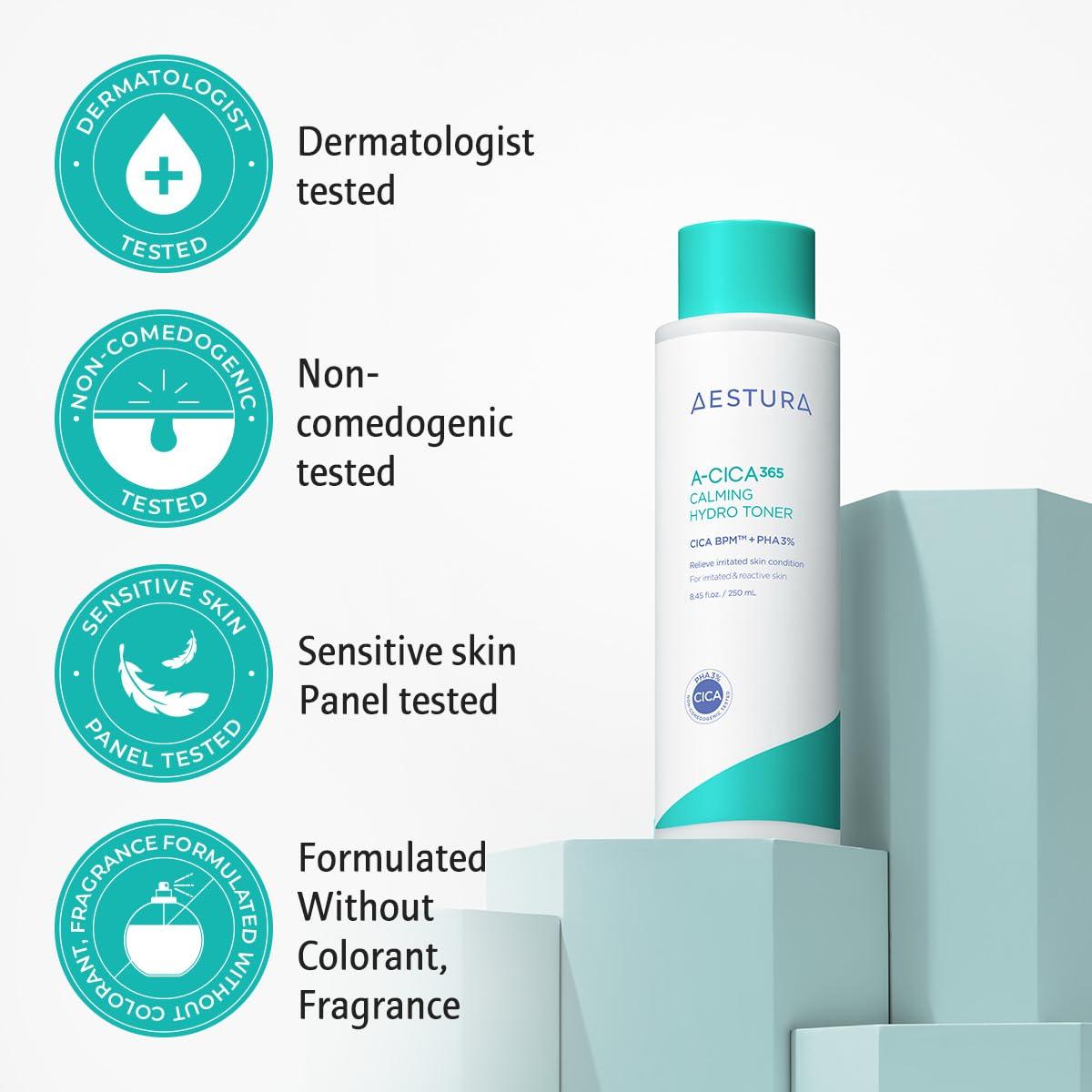 AESTURA AESTURA A-Cica 365 Calming Hydro Toner 250ml