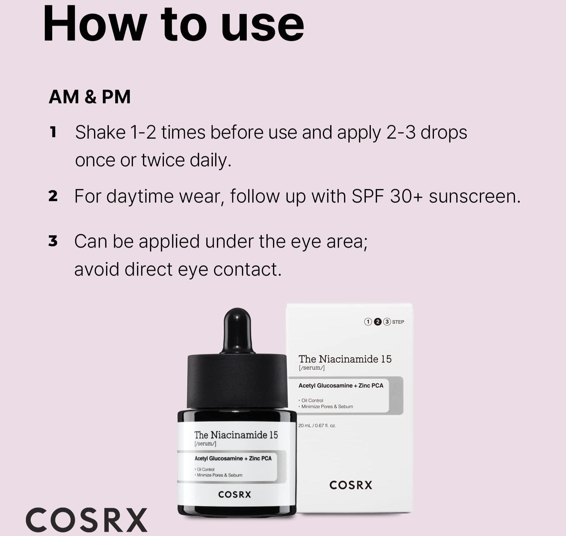 COSRX The Niacinamide 15 Serum 20ml