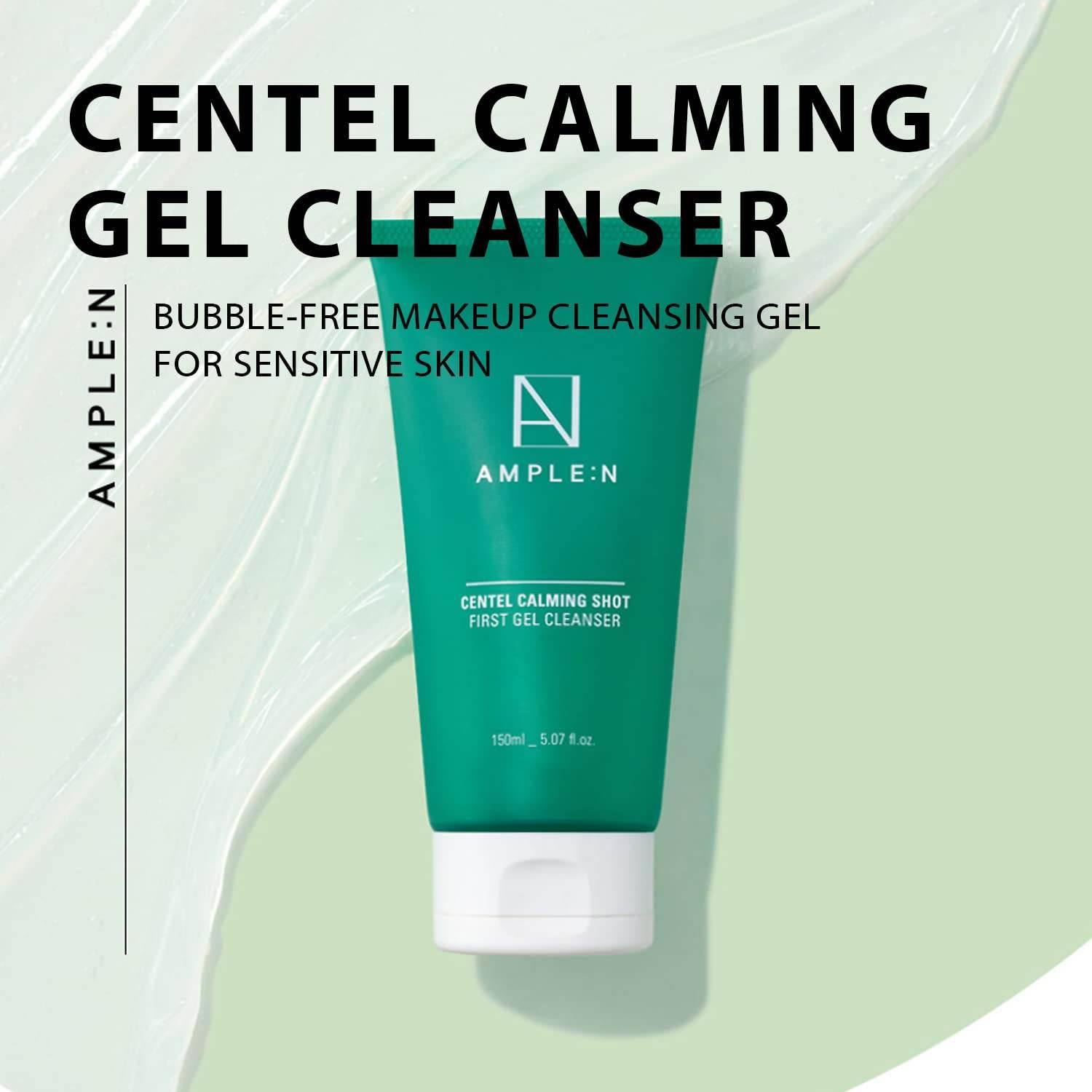 AMPLE:N Centel Calming Shot First Gel Cleanser 150ml - KimYoung K-beauty Shop