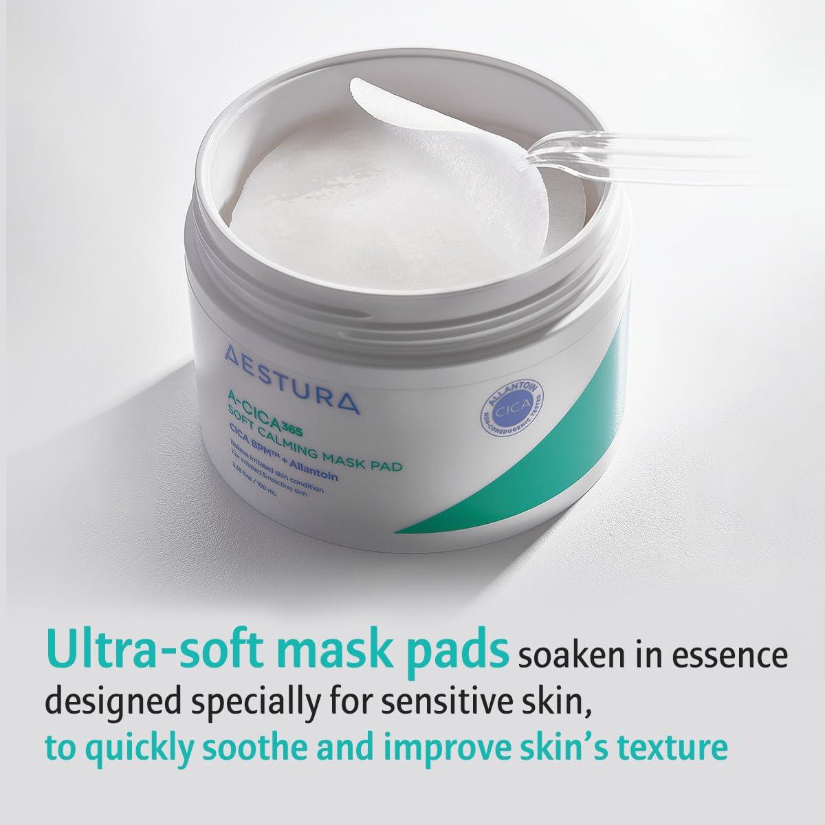 AESTURA A-Cica 365 Soft Calming Mask Pad (60 Pads)