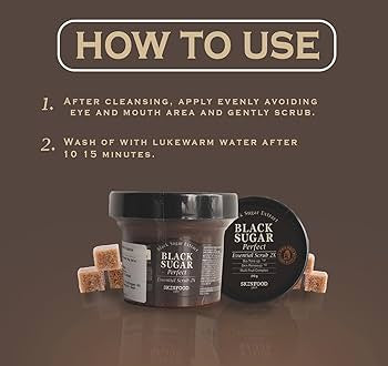 Skinfood Black Sugar Perfect Essential scrub 2X