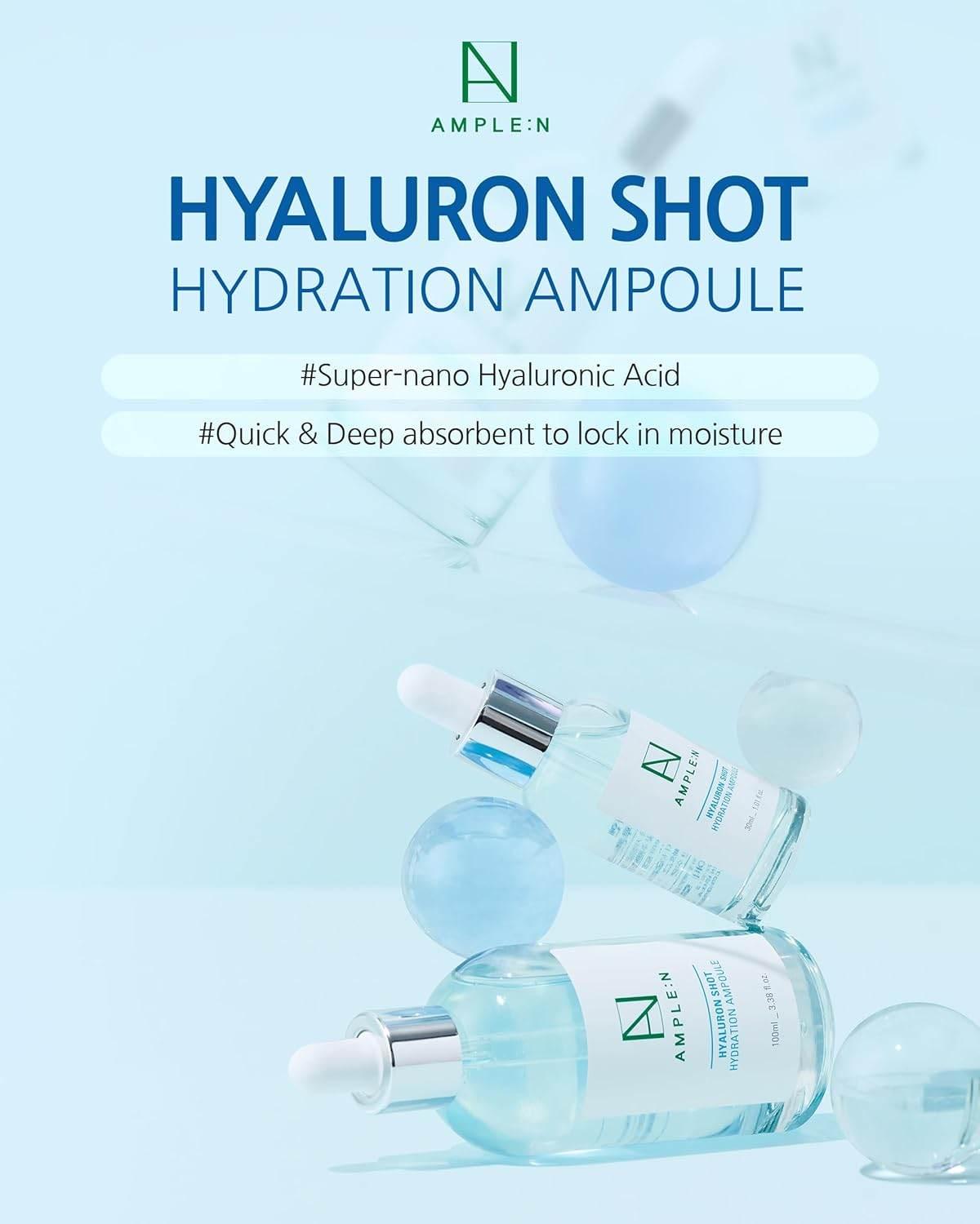 AMPLE:N Hyaluron Shot Ampoule 30ml - KimYoung K-beauty Shop