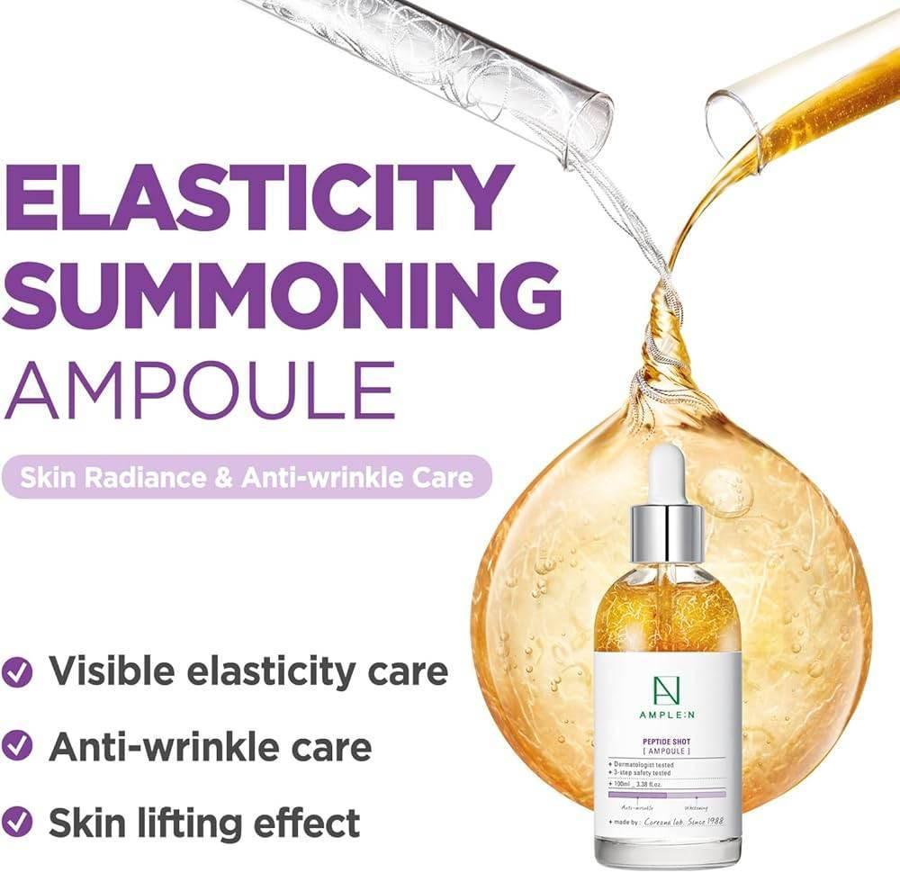 AMPLE:N Peptide Shot Ampoule 2X Jumbo 100ml - KimYoung K-beauty Shop