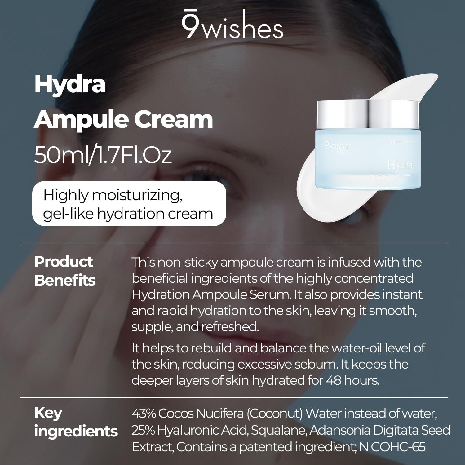 9wishes Hydra Ampule Cream 50ml