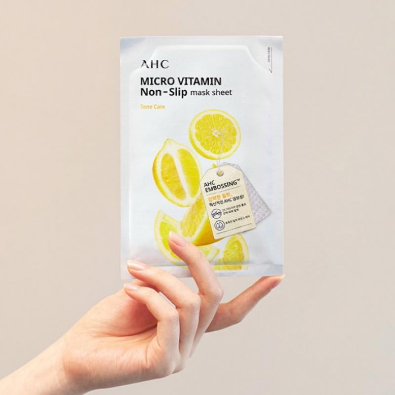 AHC Micro Vitamin Non-Slip Mask Sheet 33ml x 10ea