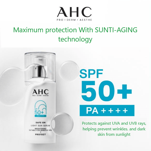 AHC Safe On Light Sun Serum 40ml