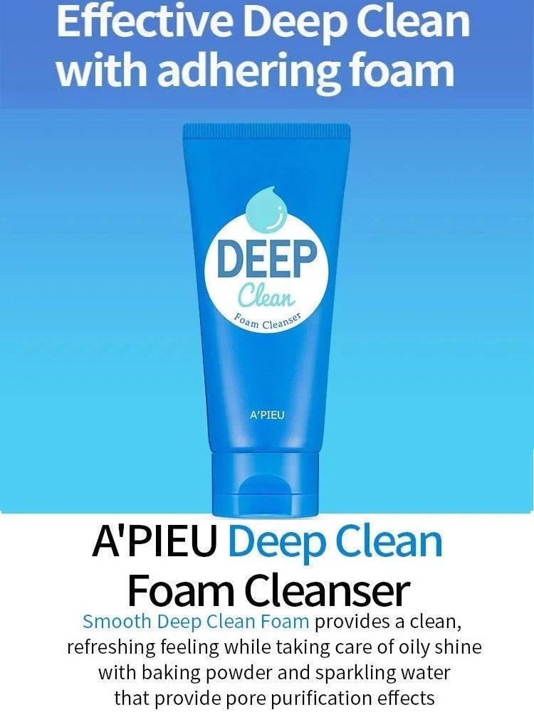 A'pieu Deep Clean Foam Cleanser 130ml X 4ea