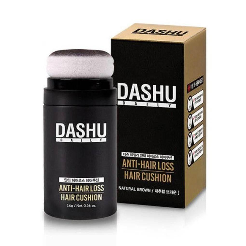 DASHU Anti-Hair Loss Hair Cushion (Natural Black) 16g [US, Japan, Germany, India, UK, Uae, France, Italy, Brazil, Canada, Russia, South Africa, Australia, Kuwait, Mexico, Indonesia, Netherlands, Saudi Arabia, UKRAIN, Finland, POLAND, Singapore, Malaysia ]