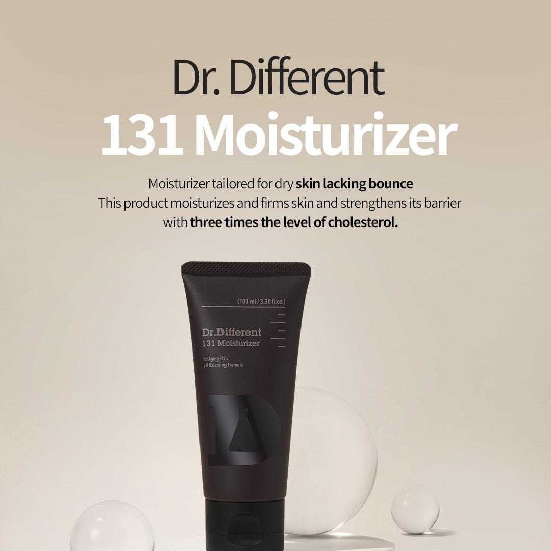 Dr. Different 131 Moisturizer 100ml [US, Japan, Germany, India, UK, Uae, France, Italy, Brazil, Canada, Russia, South Africa, Australia, Kuwait, Mexico, Indonesia, Netherlands, Saudi Arabia, UKRAIN, Finland, POLAND, Singapore, Malaysia ]