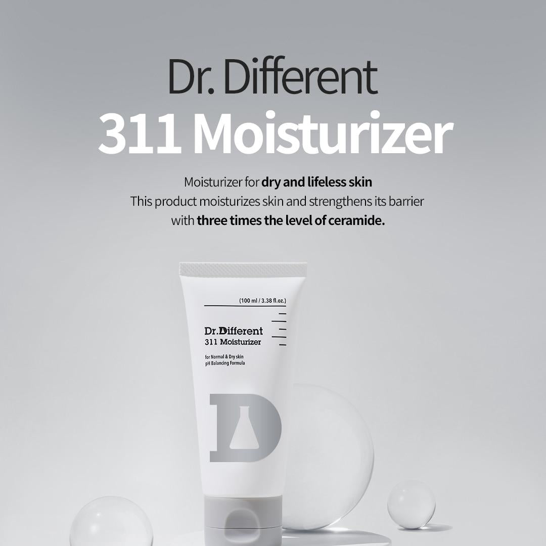 Dr. Different 311 Moisturizer 100ml [US, Japan, Germany, India, UK, Uae, France, Italy, Brazil, Canada, Russia, South Africa, Australia, Kuwait, Mexico, Indonesia, Netherlands, Saudi Arabia, UKRAIN, Finland, POLAND, Singapore, Malaysia ]