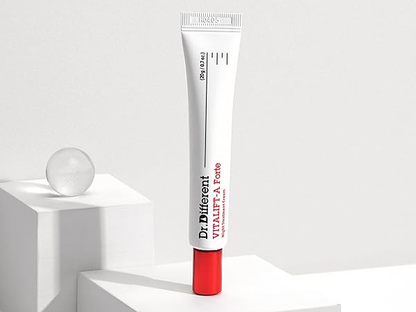 Dr. Different VITALIFT-A 0.1% Forte Retinal Cream 20g [US, Japan, Germany, India, UK, Uae, France, Italy, Brazil, Canada, Russia, South Africa, Australia, Kuwait, Mexico, Indonesia, Netherlands, Saudi Arabia, UKRAIN, Finland, POLAND, Singapore, Malaysia ]