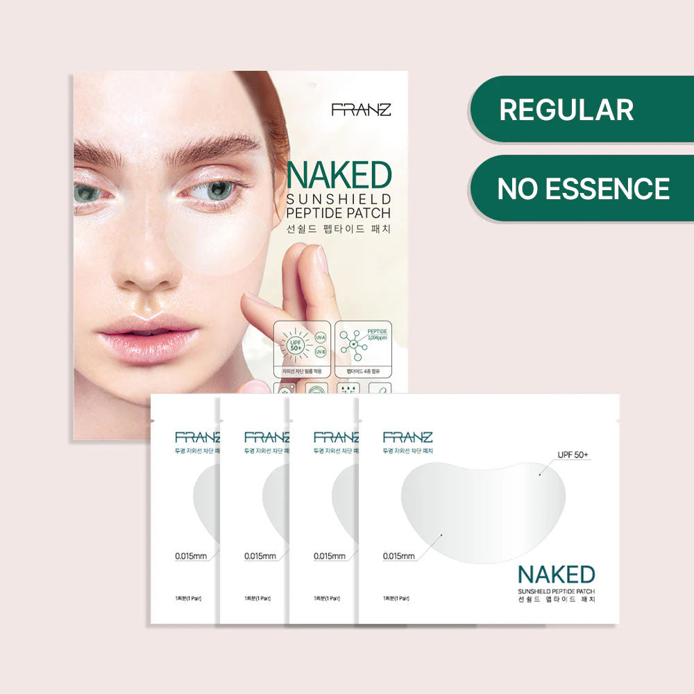 FRANZ NAKED Sunshield Peptide Patch 4 pairs [US, Japan, Germany, India, UK, Uae, France, Italy, Brazil, Canada, Russia, South Africa, Australia, Kuwait, Mexico, Indonesia, Netherlands, Saudi Arabia, UKRAIN, Finland, POLAND, Singapore, Malaysia ]