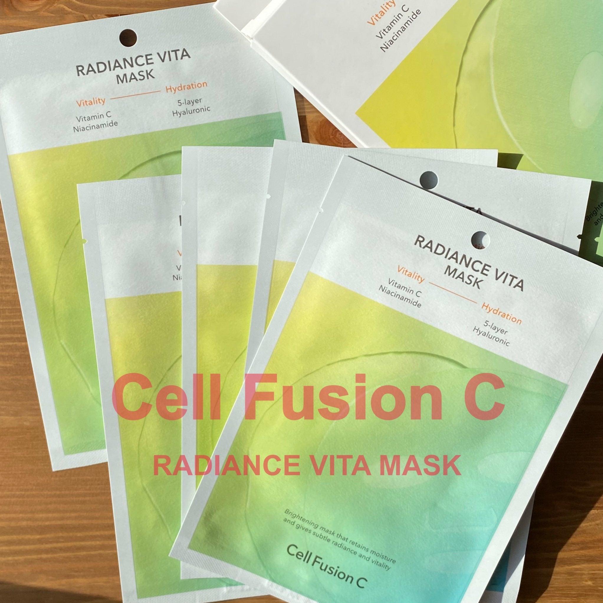 [Cell Fusion C]  Radiance Vita Masks (5 sheets) 25ml x 5ea