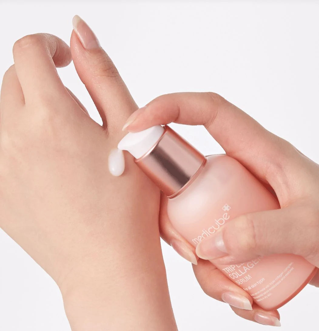 medicube Triple Collagen Serum 4.0 55ml [US, Japan, Germany, India, UK, Uae, France, Italy, Brazil, Canada, Russia, South Africa, Australia, Kuwait, Mexico, Indonesia, Netherlands, Saudi Arabia, UKRAIN, Finland, POLAND, Singapore, Malaysia ]