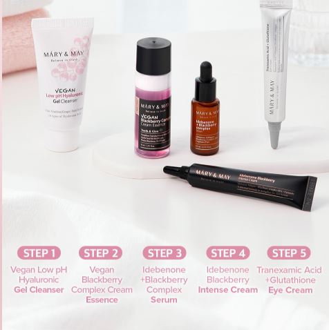 Mary&May Intense Moisture Care Travel Kit [US, Japan, Germany, India, UK, Uae, France, Italy, Brazil, Canada, Russia, South Africa, Australia, Kuwait, Mexico, Indonesia, Netherlands, Saudi Arabia, UKRAIN, Finland, POLAND, Singapore, Malaysia ]