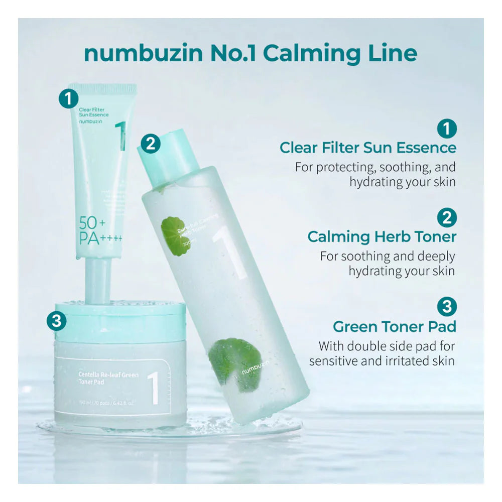 numbuzin No.1 Pure-full Calming Herb Toner [US, Japan, Germany, India, UK, Uae, France, Italy, Brazil, Canada, Russia, South Africa, Australia, Kuwait, Mexico, Indonesia, Netherlands, Saudi Arabia, UKRAIN, Finland, POLAND, Singapore, Malaysia ]