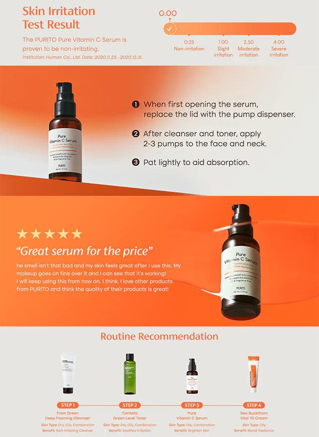 Purito SEOUL Pure Vitamin C Serum Face Serum PURITO SEOUL