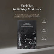 Pyunkang Yul - Black Tea Revitalizing Mask Pack 10 Sheets [US, Japan, Germany, India, UK, Uae, France, Italy, Brazil, Canada, Russia, South Africa, Australia, Kuwait, Mexico, Indonesia, Netherlands, Saudi Arabia, UKRAIN, Finland, POLAND, Singapore, Malaysia ]