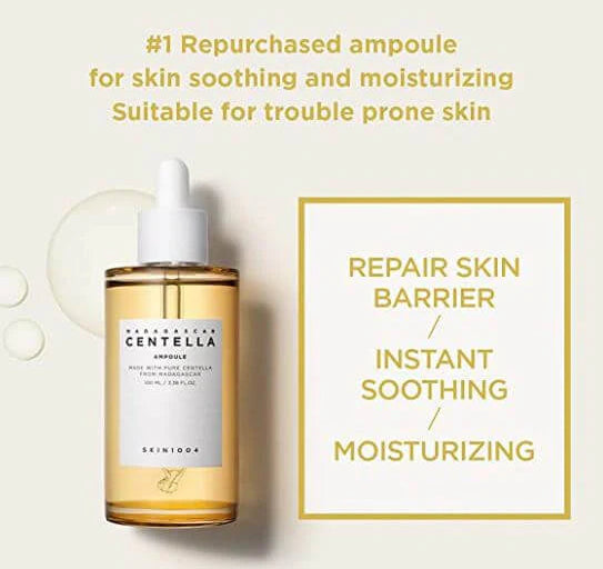 SKIN 1004 Madagascar Centella Ampoule [US, Japan, Germany, India, UK, Uae, France, Italy, Brazil, Canada, Russia, South Africa, Australia, Kuwait, Mexico, Indonesia, Netherlands, Saudi Arabia, UKRAIN, Finland, POLAND, Singapore, Malaysia ]
