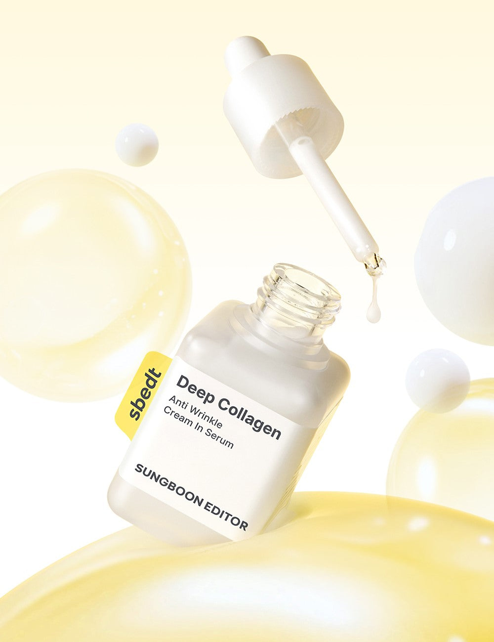 [New Packaging] SUNGBOON EDITOR Deep Collagen Cream In Serum 40ml [US, Japan, Germany, India, UK, Uae, France, Italy, Brazil, Canada, Russia, South Africa, Australia, Kuwait, Mexico, Indonesia, Netherlands, Saudi Arabia, UKRAIN, Finland, POLAND, Singapore, Malaysia ]