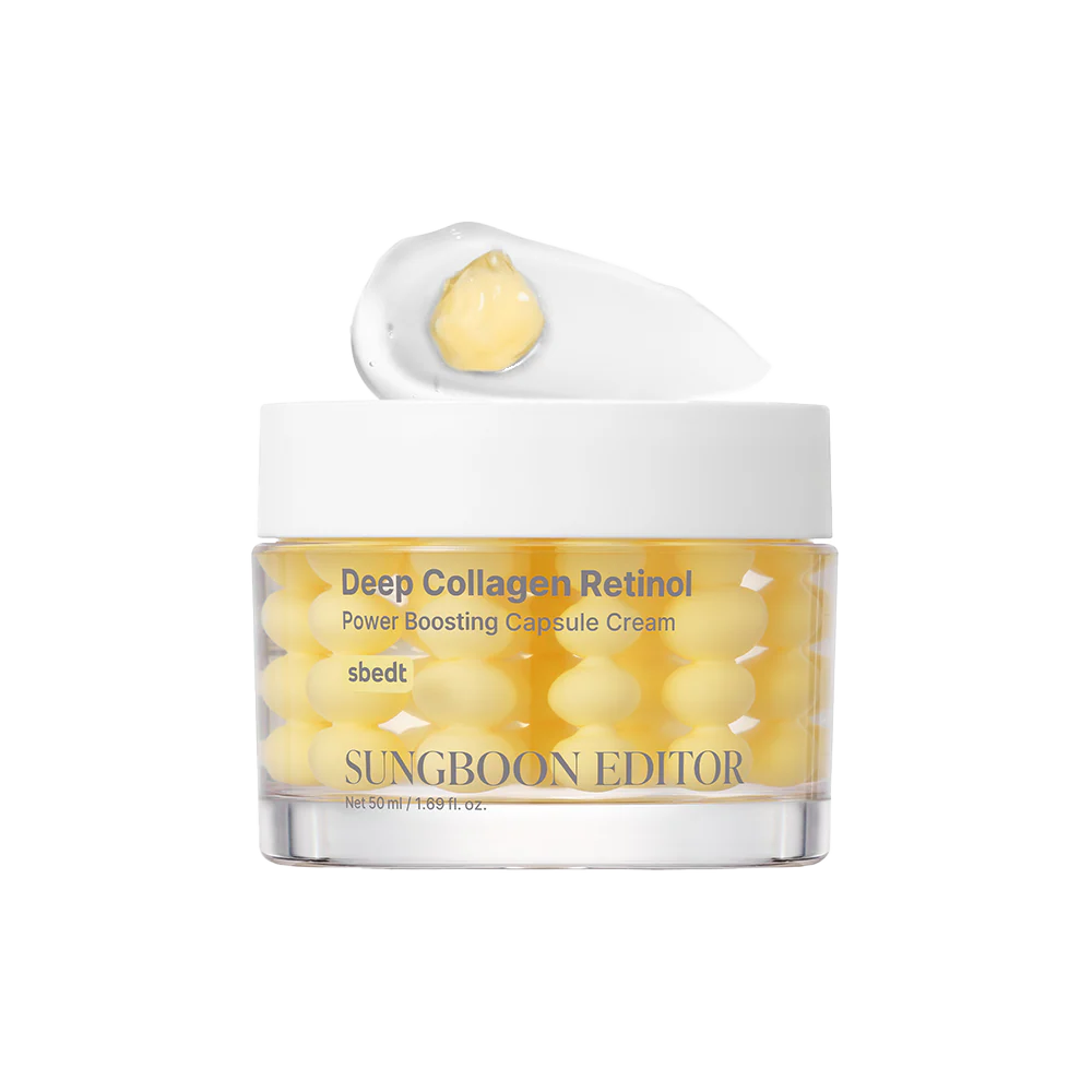 SUNGBOON EDITOR Deep Collagen Retinol Spicule Cream 50ml [US, Japan, Germany, India, UK, Uae, France, Italy, Brazil, Canada, Russia, South Africa, Australia, Kuwait, Mexico, Indonesia, Netherlands, Saudi Arabia, UKRAIN, Finland, POLAND, Singapore, Malaysia ]