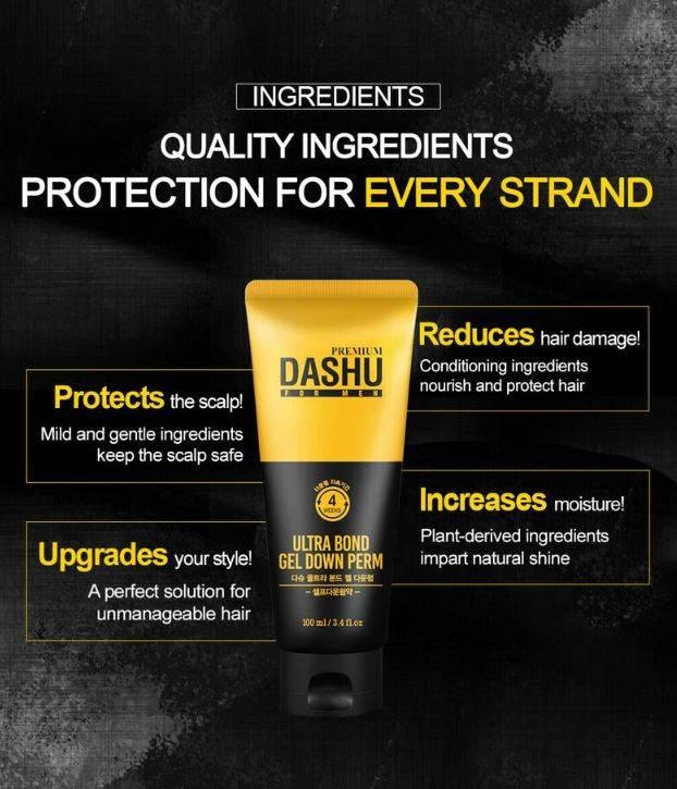 DASHU For Men Premium Ultra Bond Gel Down Perm 100ml - KimYoung K-beauty Shop