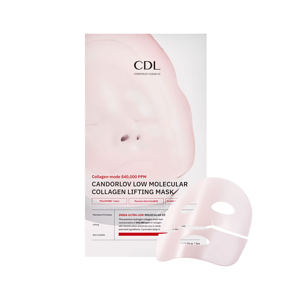 CDL Candorlov Ultra-Low Molecular CollagenMode Lifting Mask 5 EA [US, Japan, Germany, India, UK, Uae, France, Italy, Brazil, Canada, Russia, South Africa, Australia, Kuwait, Mexico, Indonesia, Netherlands, Saudi Arabia, UKRAIN, Finland, POLAND, Singapore, Malaysia ]